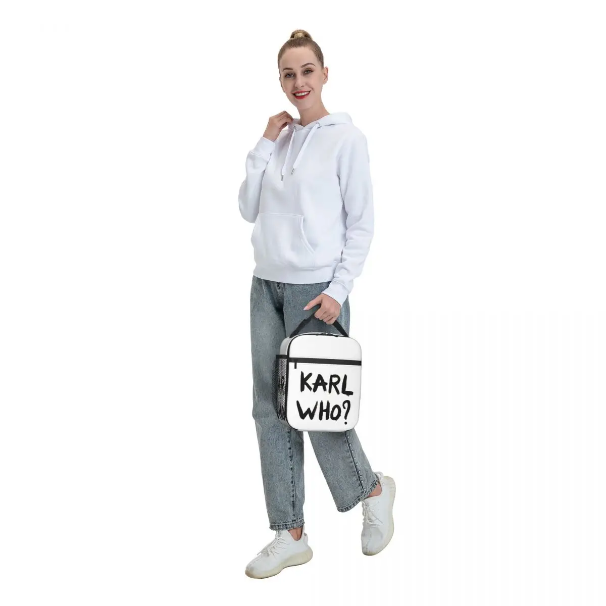 Karl Who Insulated Lunch Bag for Women Resuable Thermal Cooler Lunch Tote Office Work School