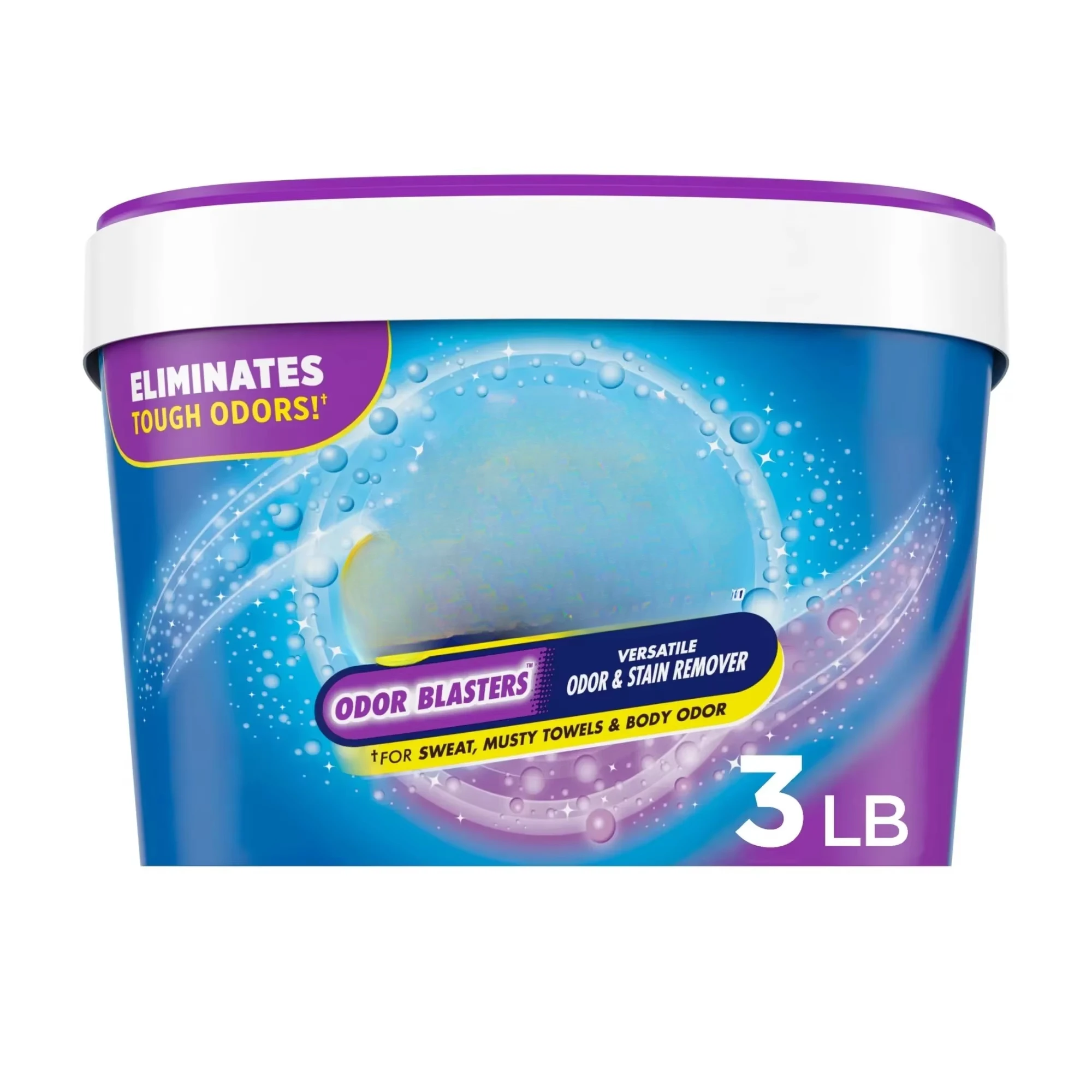 

3-Pack Odor-Removing Powder, 3 lbs per box, for laundry and household use, oxygen-powered