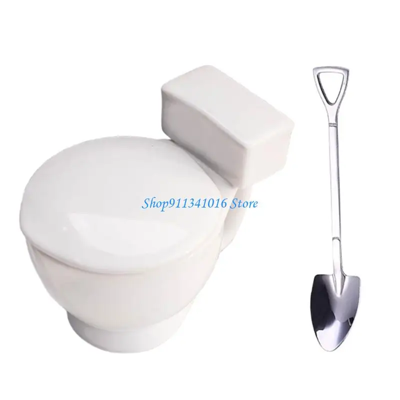 

Toilet Designs Ceramic Coffee Cup Comfortable Grip Drinkware For Office Use