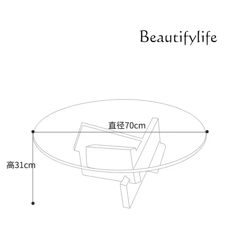 T الحد الأدنى طاولات القهوة لغرفة المعيشة تصميم ديكور طاولات القهوة الزجاجية الاكريليك أثاث Mesas De Centro Para Sala #6