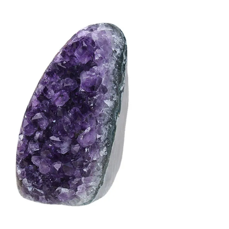 Große Natürliche Lila Brasilianische Amethyst Quarz Kristall Höhle Druzy Geode Cluster Healing Stein Probe Hause Dekoration Ornament