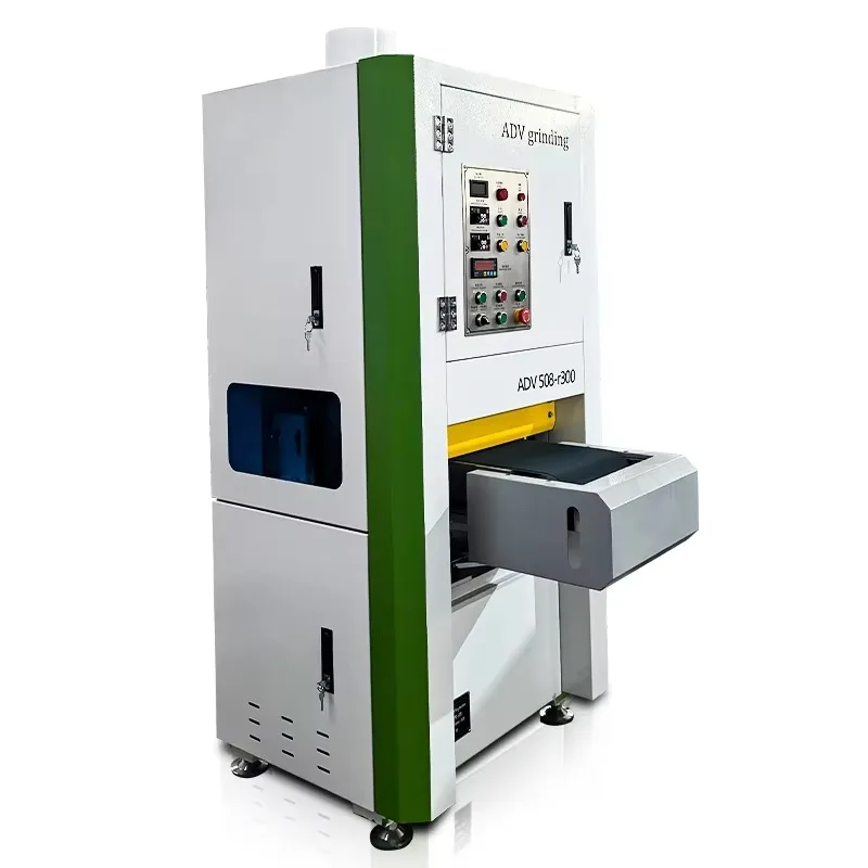 ADV 508-R300 Small Sheet Metal Flat bar Wide Belt Sander Metal Finishing Machine