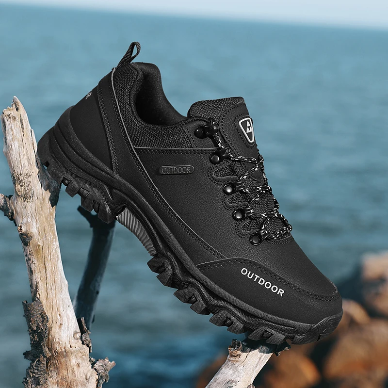 

Men Hiking Shoes Outdoor Waterproof Sneakers Anti-slip Climbing Trekking Boots Men Comfortable Walking Jogging Trainers Sneakers