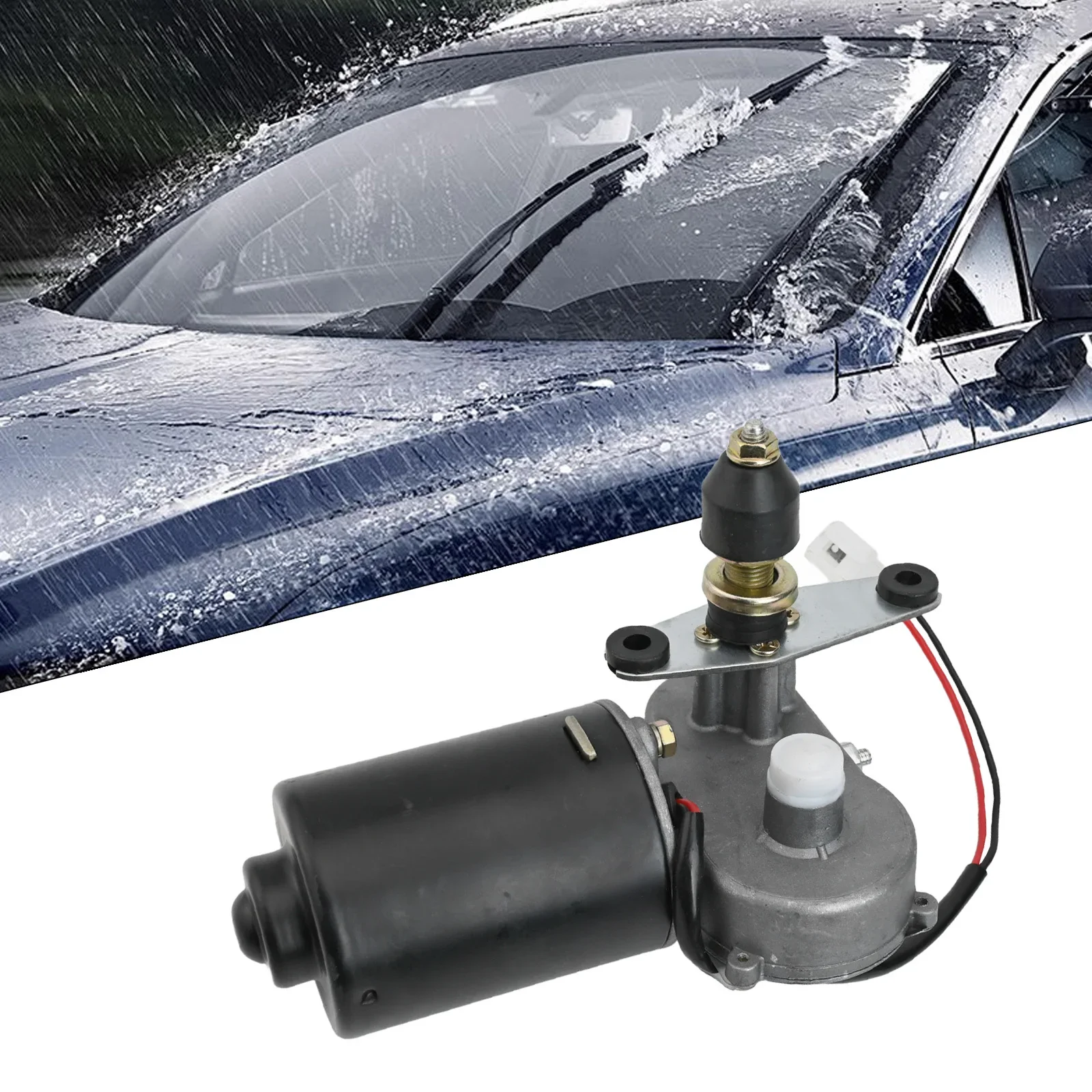 Electric Windshield Wiper Motor 12V Windscreen Wiper For Fishing-Boat Caravan Wiper Motor Assembly Windscreen Wipers Parts