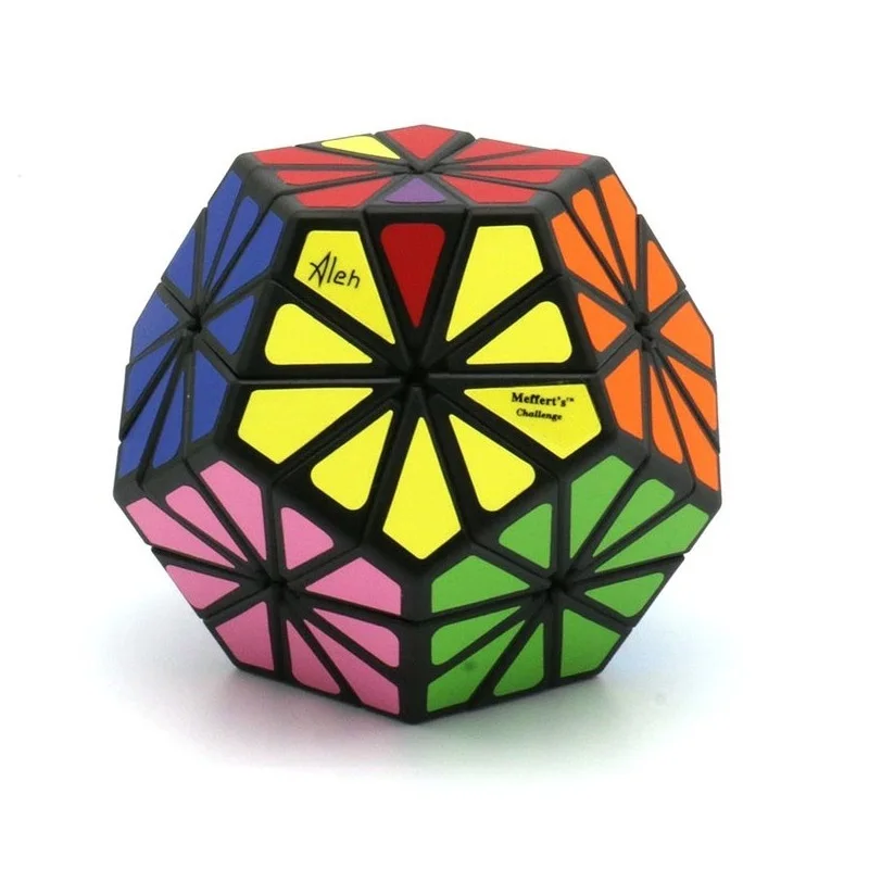 

Meffert's New Improved 12 Color Pyraminx Crystal (Black Body) Strange Shape Magic Cube Puzzle Toys Intelligence Toy Kid's Gift