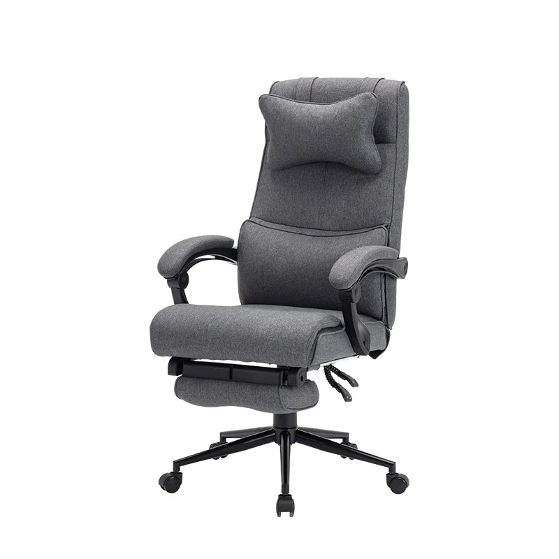 

High-Back Executive Office Recliner Chair with Adjustable Height and Stainless Steel Frame