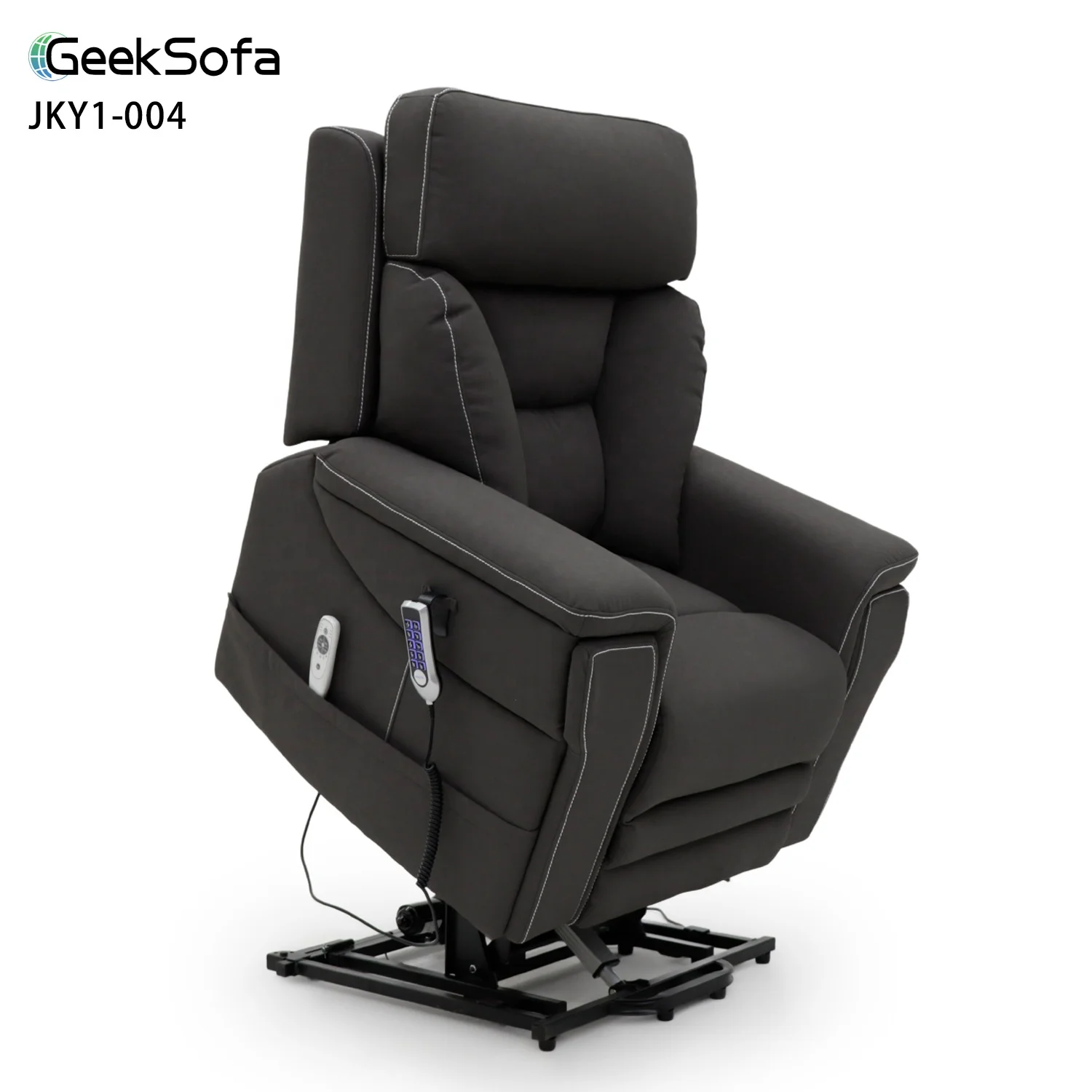 Elevat Sofa Five Motor Power Electric Medical Lift Riser Recliner Chair With Power Headrest And Lumbar Support For The Elderly