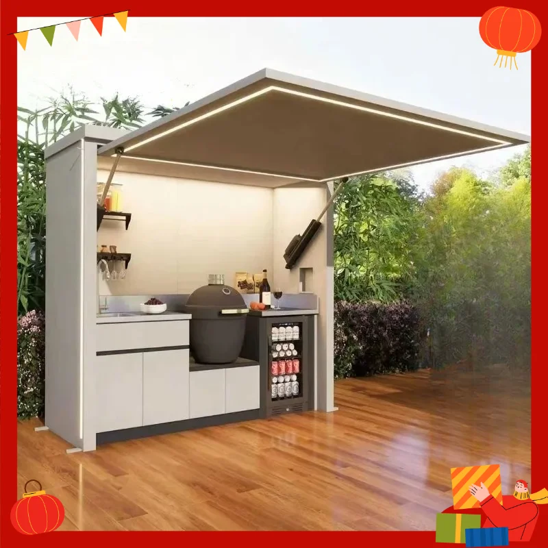 Pergola motorisée en aluminium sur mesure avec toit à lames orientables et imperméables, gazebo exté