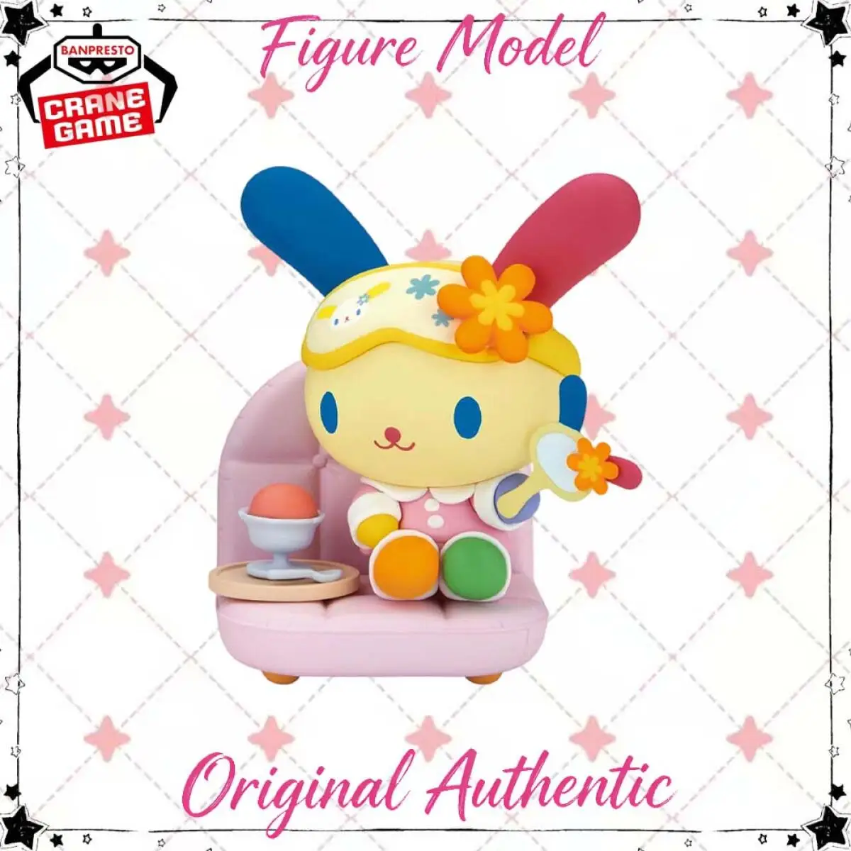 

Оригинальная коллекционная фигурка Banpresto Sanrio Nakayoshi Memories Relaxing Time At Home Usahana (аниме)