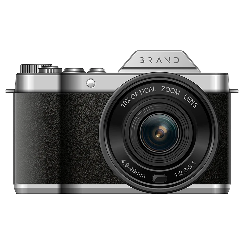 Retro D17  2.88 Inch IPS Screen Mirrorless Digital Camera with 4K Video WiFi 1400mAh