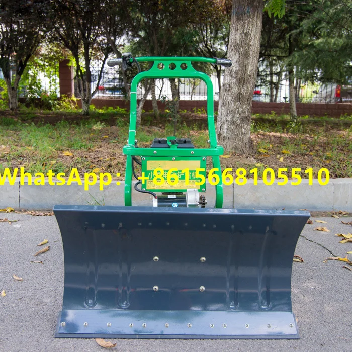 Hand push electric snow cleaning machine residential properties high power grain drying shovel pusher snow shovel