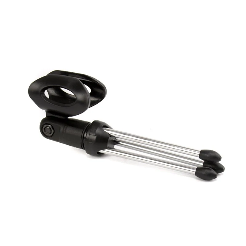 ขาตั้งไมโครโฟน2/5ชิ้นขาตั้งกล้องแบบสามขาสำหรับตั้งโต๊ะโต๊ะแบบพกพาขนาดเล็กปรับได้ขาตั้งไมค์คลิปที่ยึดน้ำหนักเบา