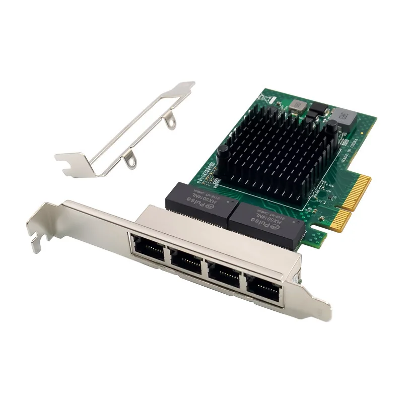 

PCI-e X4 Ethernet Gigabit network Card 1000Mbps 1Gbps BCM5719 chip WOL PXE VLAN PCI-E 4X Gibabit 4 Ports RJ45 lan Card