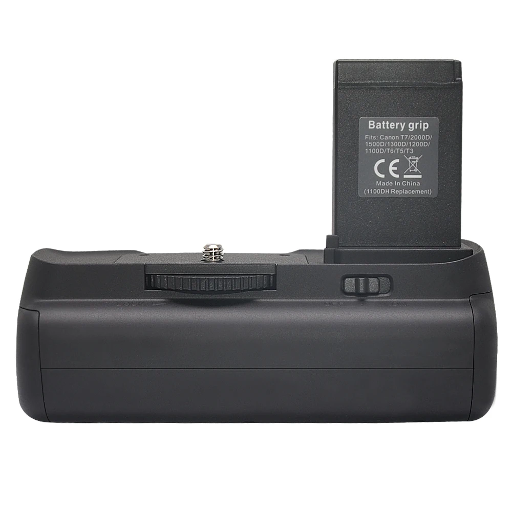 BG-E10 Vertical Battery Grip for Canon EOS 2000D 1500D 1100D 1200D 1300D /Rebel T3 T5 T6 Camera work with LP-E10 Battery
