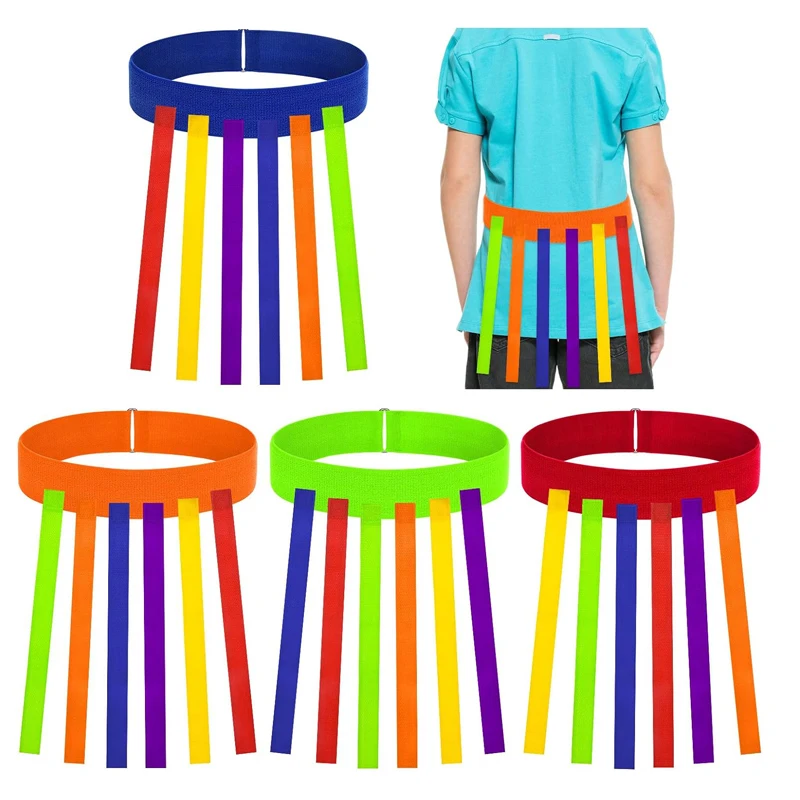 

5Set Catch Tail Game Belt Outdoor Activities Field Day Family Reunion Birthday Carnival Fun Party Favors Spiele Kinder