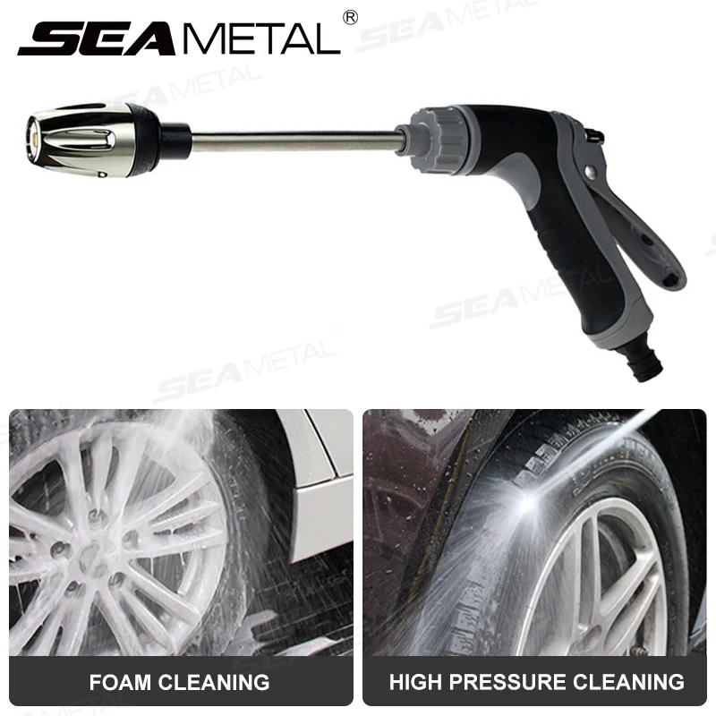 

SEAMETAL Автомобильный водяной пистолет высокого давления, распылитель для полива сада, пенопластовый горшок, спринклер для мойки автомобиля, водяной пистолет, инструменты для чистки автомобиля