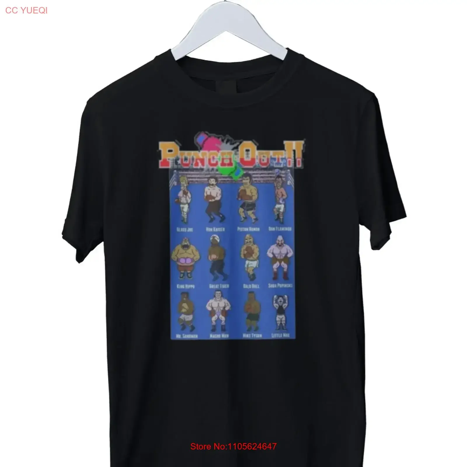 Punch Out T Shirt Print Mens S M L XL 2 3 4 long or short sleeves vintage Washed fashion designer clothes homme Soft