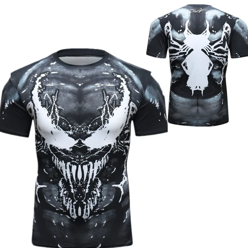 

2026 New Summer Men's 3D Printed Star Wars Captain America Fashionable Quick Drying Short sleeved T-shirt Sport Comfortable