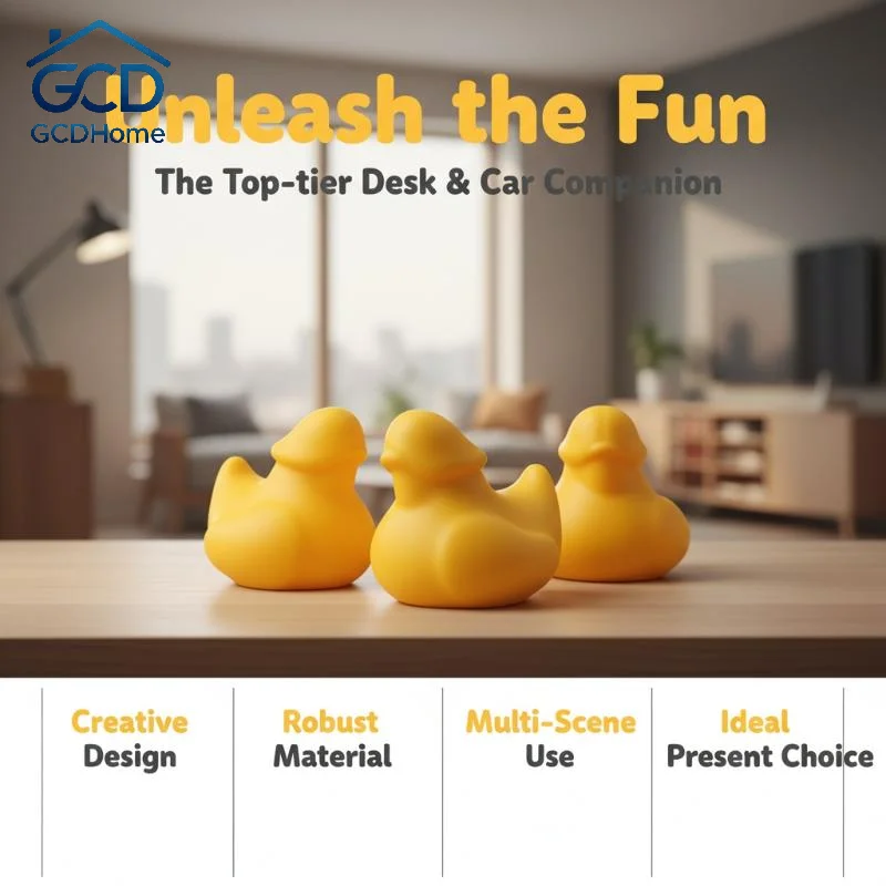 Prank Ornament Hilarious Prank Gag Gift Office Desk Decoration Ornament Mini Duck Figurines For Car Interiors Office Desks