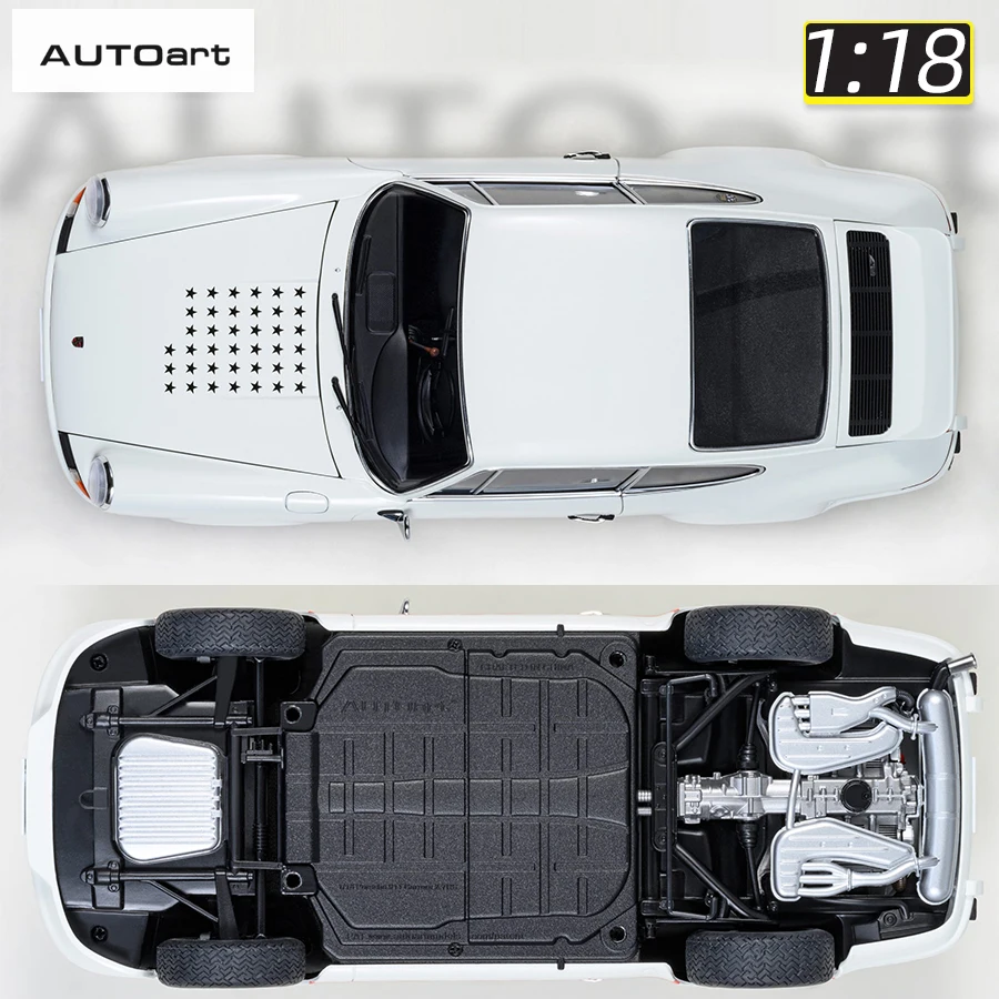 AUTOART-Porsche 1/18 Carrera 911 RS "The Cirtoxic IT WOLF", Leges Display, Holiday Gift Collection 2.7, 78026