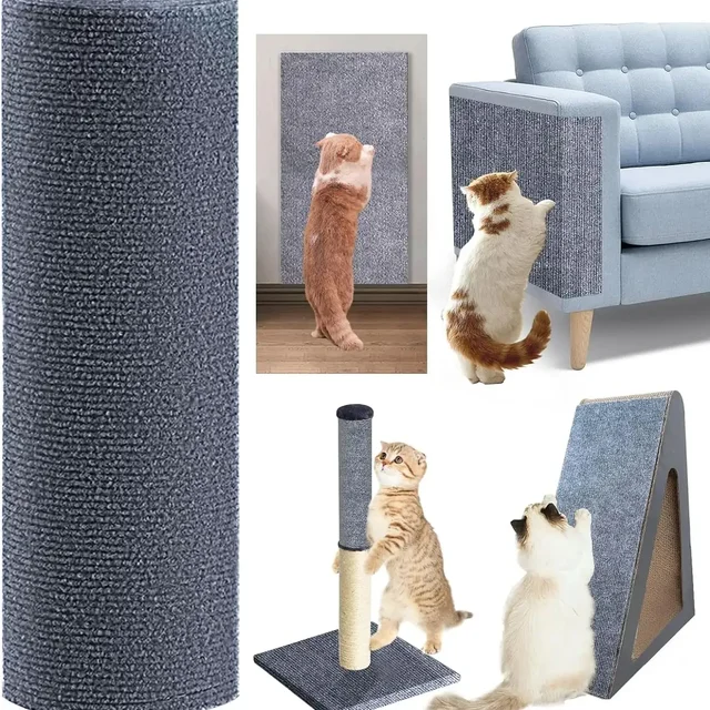 Mata do drapania dla kota Dywan dla kota z samoprzylepnym wykończeniem Dywan do drapania dla kota Narożna ściana dla kota DIY Scratch Furniture Protector