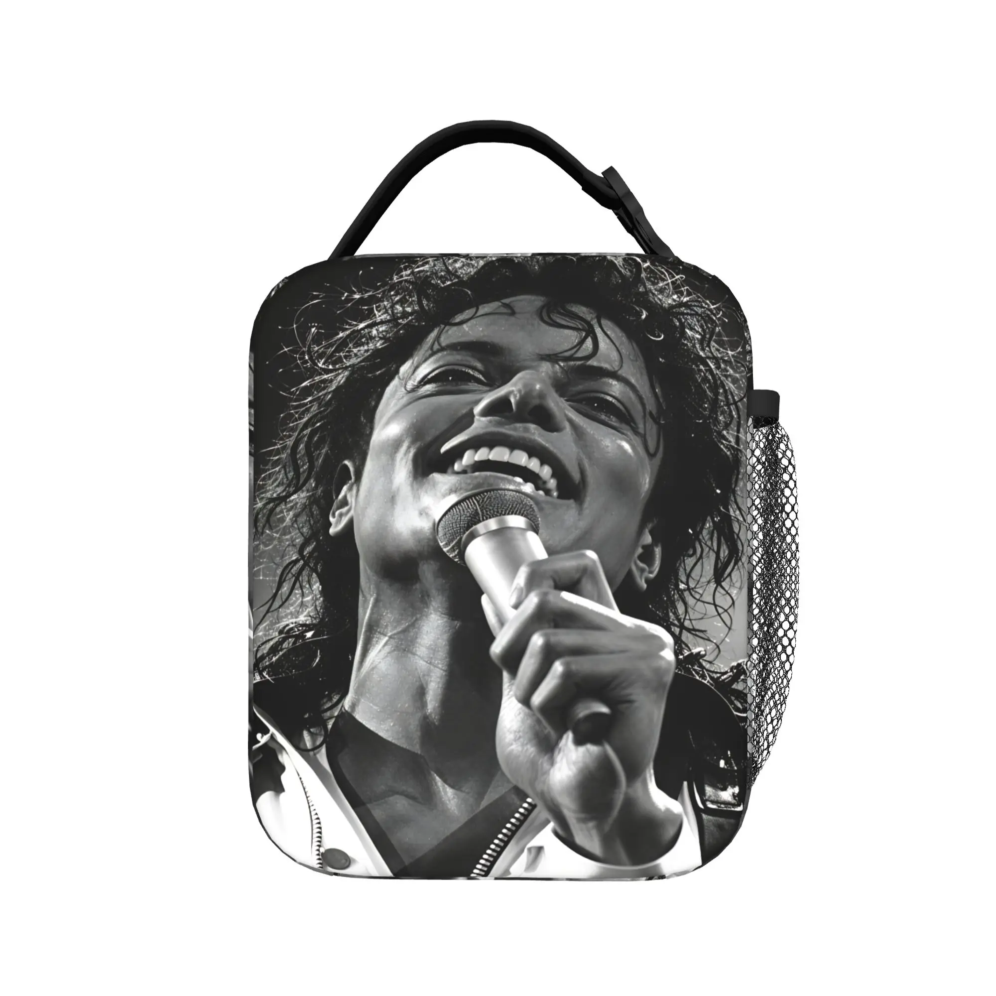 Michael Jackson King of Pop MJ Lunch Bag  Picnic Lunch Box For Child Leisure Thermal Tote Handbags Oxford Portable Cooler Bag