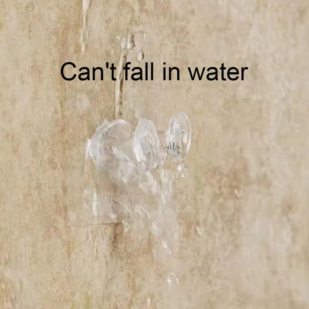 1/2/4PCS Transparent Hook Wire Rack Power Plug Storage Holder Wall Hook Cable Winder Household Products