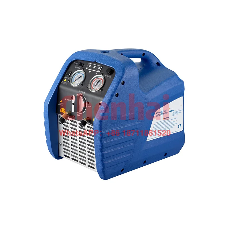 Superior cooling system big condenser refrigerant recovery machine