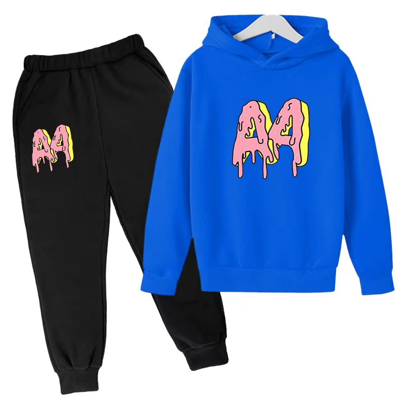 

Kids Hoodie Products A4 Print Sweatshirt Top+Pants 2P Boys Girls Toddler Pullover Outdoor Sports Glamour Idol Fashion Casual Set