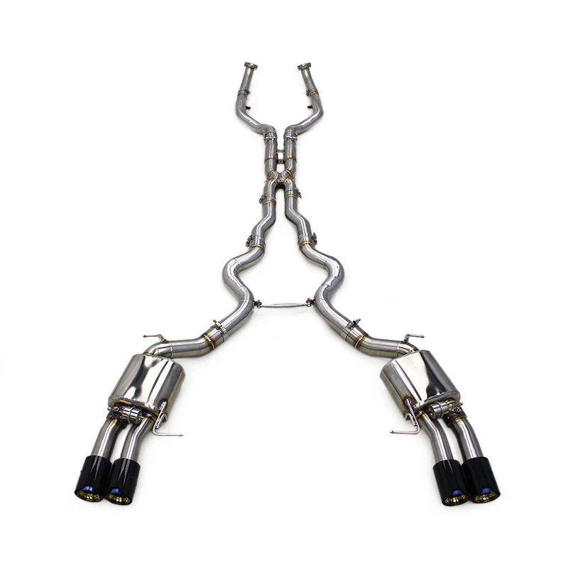 Exhaust Pipe System For BMW M5/M6 F06/F10/F12/F13 4.4T 2012-2016 Valved Sport Exhaust System With MP Tips