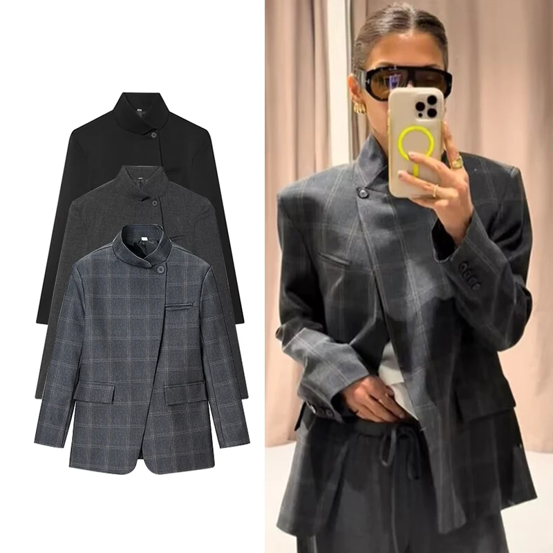 

Women's Blazers Spring 2026 New Jackets Fashion Retro Elegant Office Blazers Unique Youth Comfortable Holiday Street Jackets