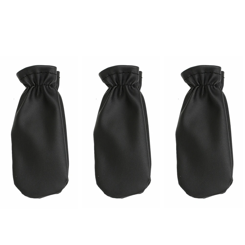 

3 Pcs Piano Pedal Covers Durable Sleeve Black Accessories Long Serving Elegant Fashion Reduction Friction Protection