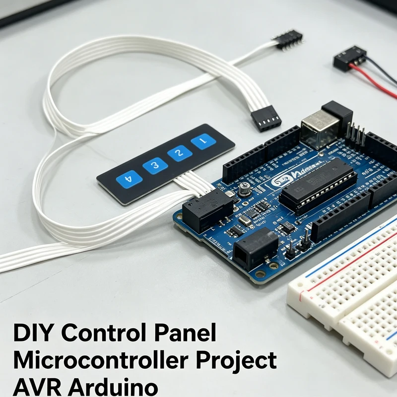 1X4 Matrix Keyboard For Arduino Array Module 16 Key Membrane Switch Expansion Keypad Panel 1*4 Control Microprocessor AVR