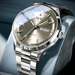 Montre automatique IW pour hommes, série de luxe haut de gamme, en acier inoxydable saphir, étanche, mouvement MIYOTA