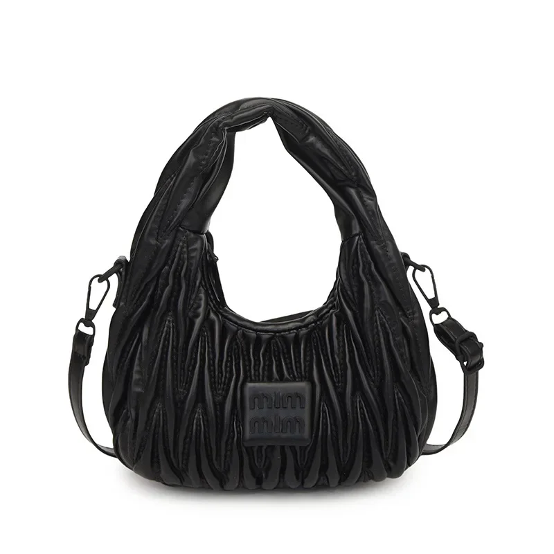 

2025 Новинка! Женская нишевая плиссированная сумка для пельменей — мини-портативная летняя модная сумка-мессенджер на одно плечо с регулируемым ремешком