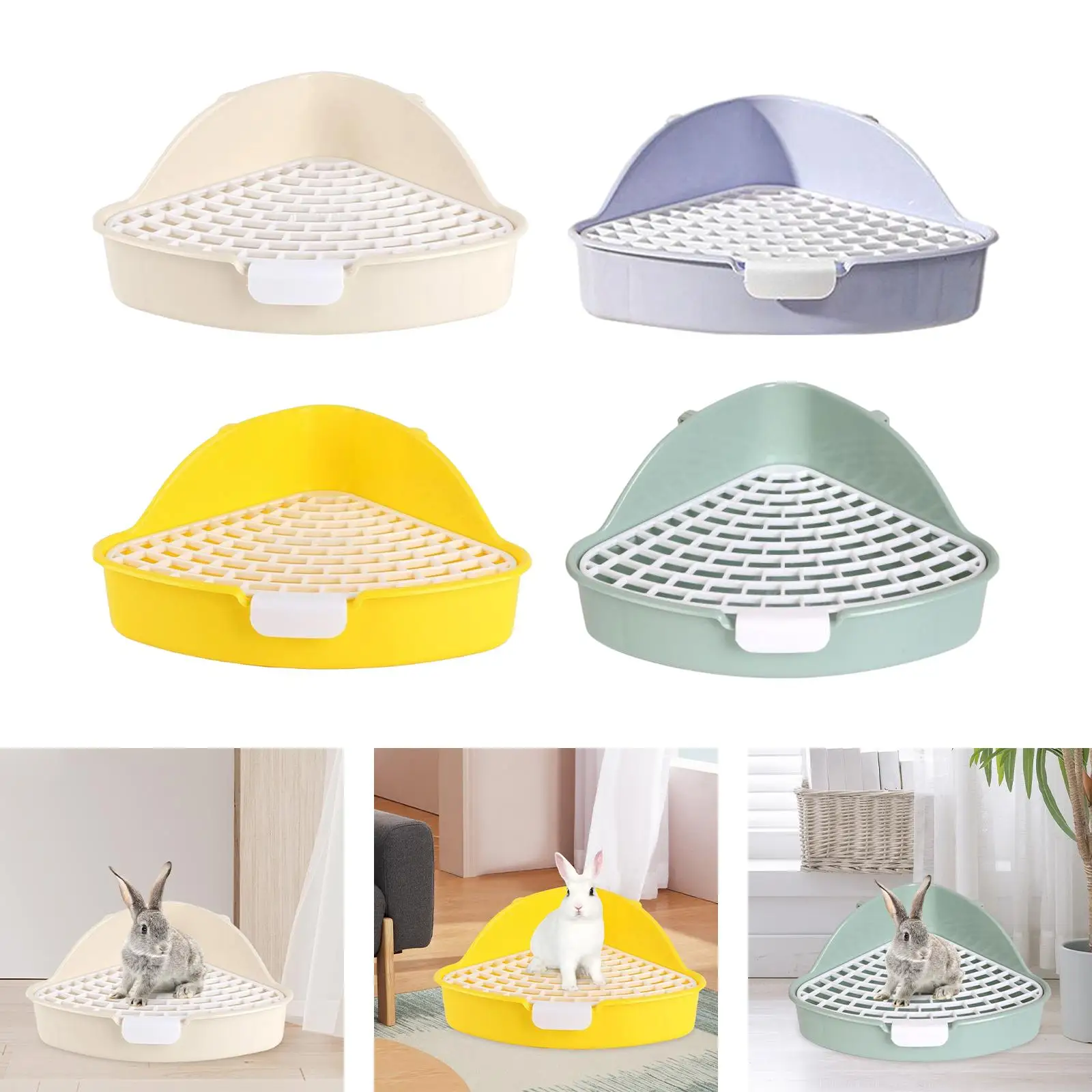 Potty trainer gaiola acessórios gaiola toalete panelas para animais de estimação fácil de limpar toalete para animais para outros animais galesaur coelho chinchila