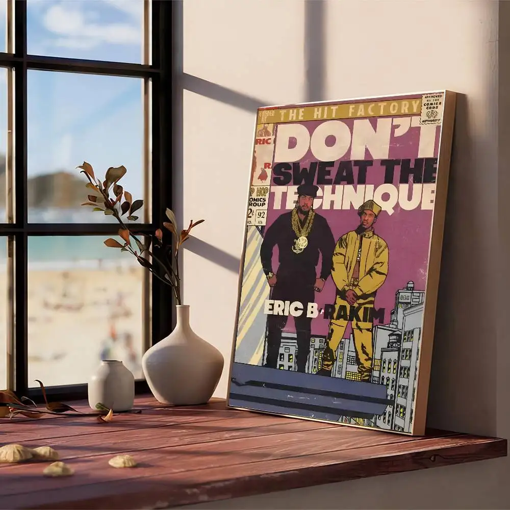 1 قطعة Weeknd الهزلي Nwa ترافيس سكوت المشارك لزجة جدار الفن الطباعة مقاوم للماء غرفة المعيشة المنزلي غرفة نوم بار ديكور جمالي