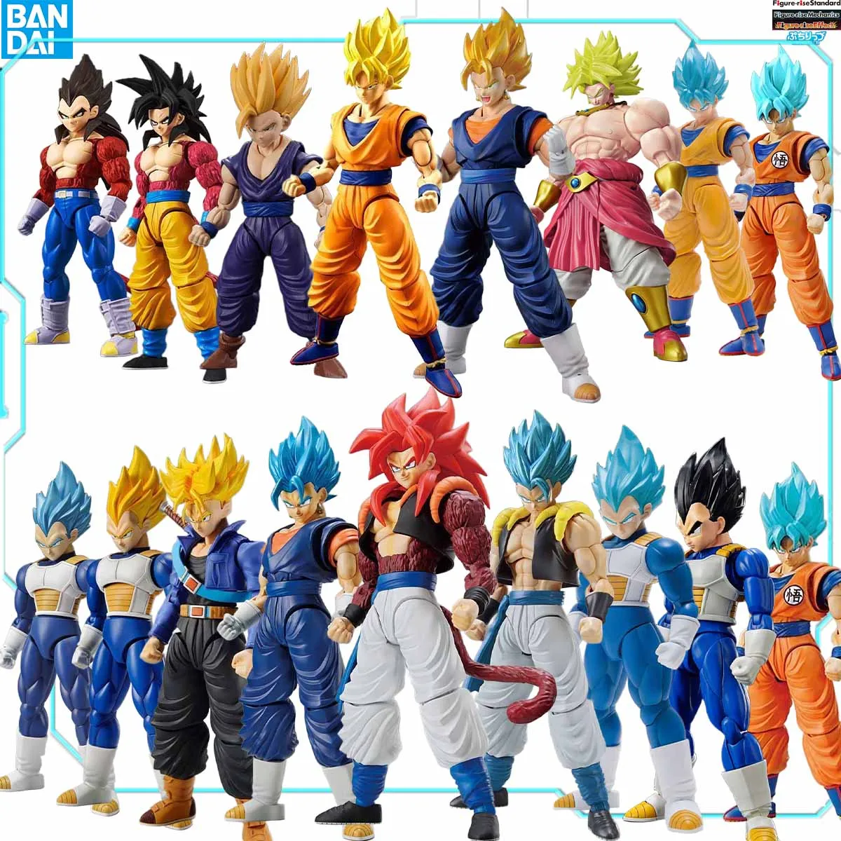 In Stock Bandai Dragon Ball Figure Rise Standard Super Saiyan 4 Wugita Action Assembly Model Figure Toy Collection