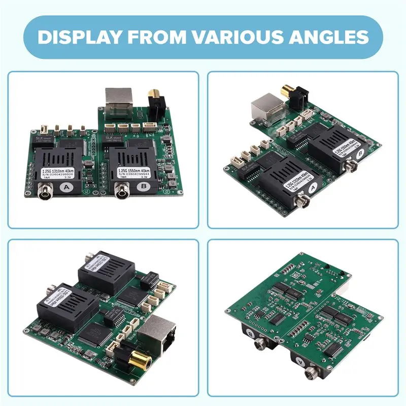 FEDI-DC5.5-26V TTL 40KM Optical Transceiver Module TX/RX Optical Terminal Equipment Drone-Specific