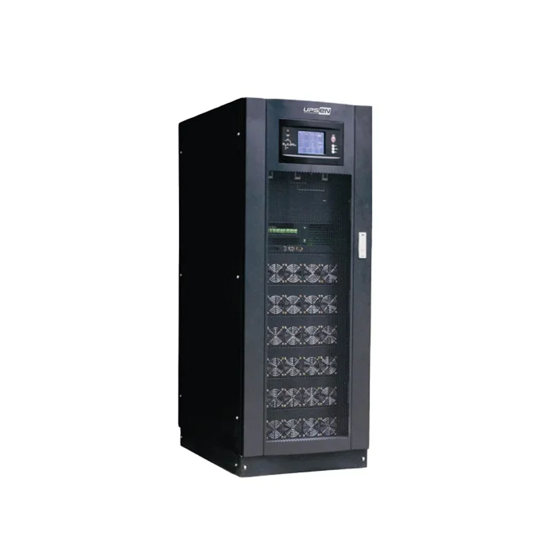 LCD Three Phase Hot Swappable 10K-200kVA Modular Online UPS