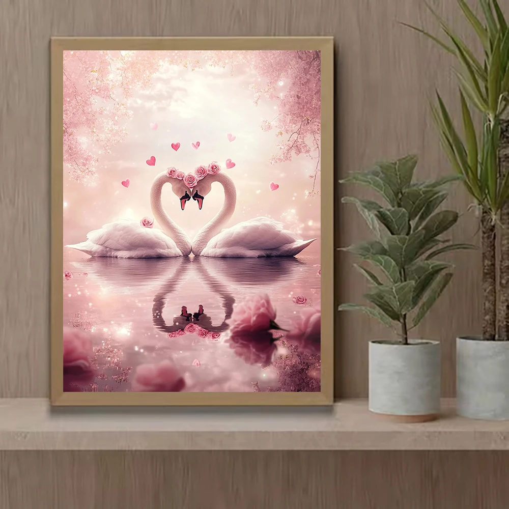 5D DIY Diamond Art Full Mosaic Craft Kit Eye-Catching Visual Effect Wall Picture for Home Interior And Space Decoration Unique Handmade Gift