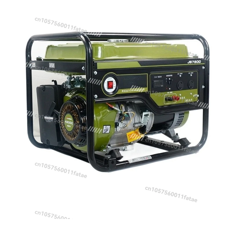 Generator Set Household 8 KW Commercial 6500 W Small Single-phase 220V Three-phase Generator