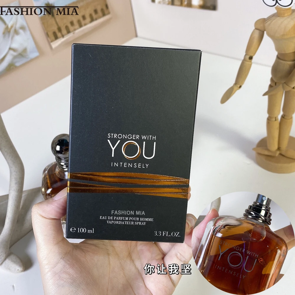 100ml High Quality Brand Stronger With You Intensely Perfum Lasting Wood Cologne Men Fragrance Body Atomizer Perfume Gifts