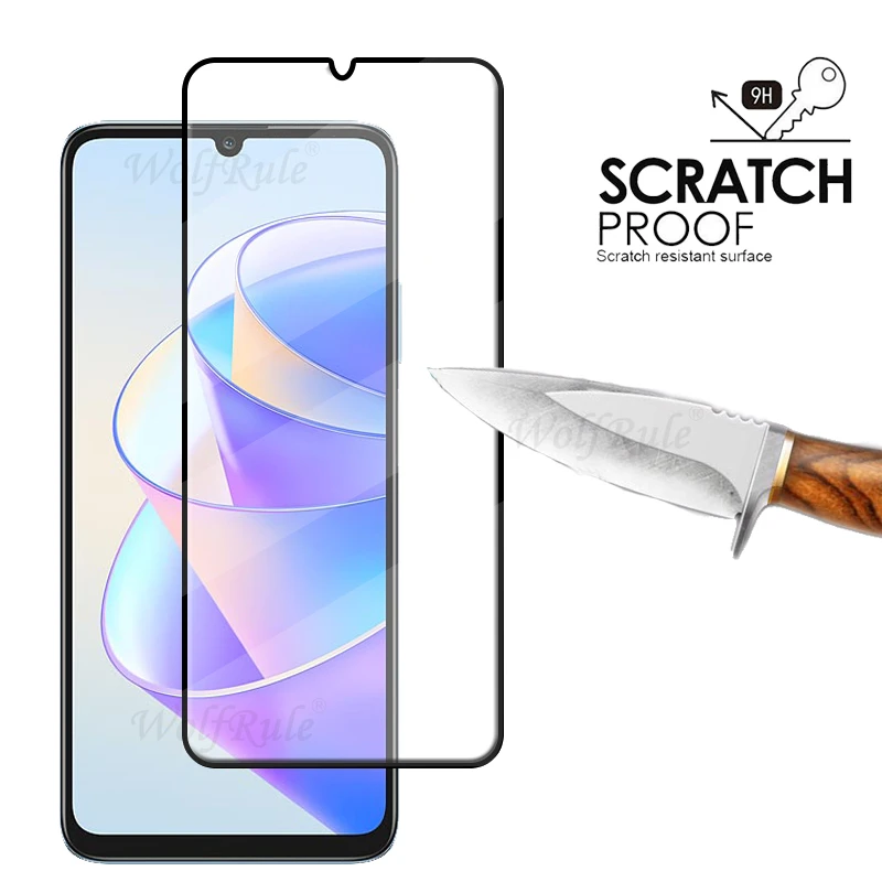 4-in-1 For Honor X7a Glass For Honor X7a Glass Full Cover 9H HD Screen Protector For Huawei Honor X8 5G X6 X6S X5 X7a Lens Glass