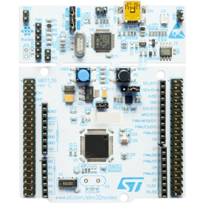 1PCS-3PCS NUCLEO-F411RE STM32F411RET6 Development Board Evaluation Board Support Arduino STM32 New Original