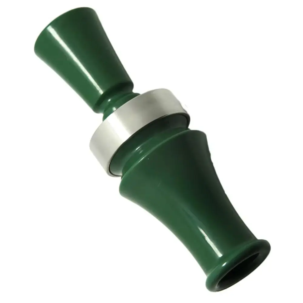 Duck Call Single Reed Hunting Whistle Waterfowl Hunting Call Realistic Sound Green Duck Caller Outdoor Hunting Gear GUGULUZA