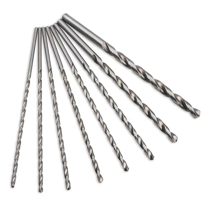 SANAI 10pcs High Speed Steel Drill Bit for Wood Drilling 2mm - 12mm Twist Drill Bit Wood Plastic Aluminum  Drilling Tools