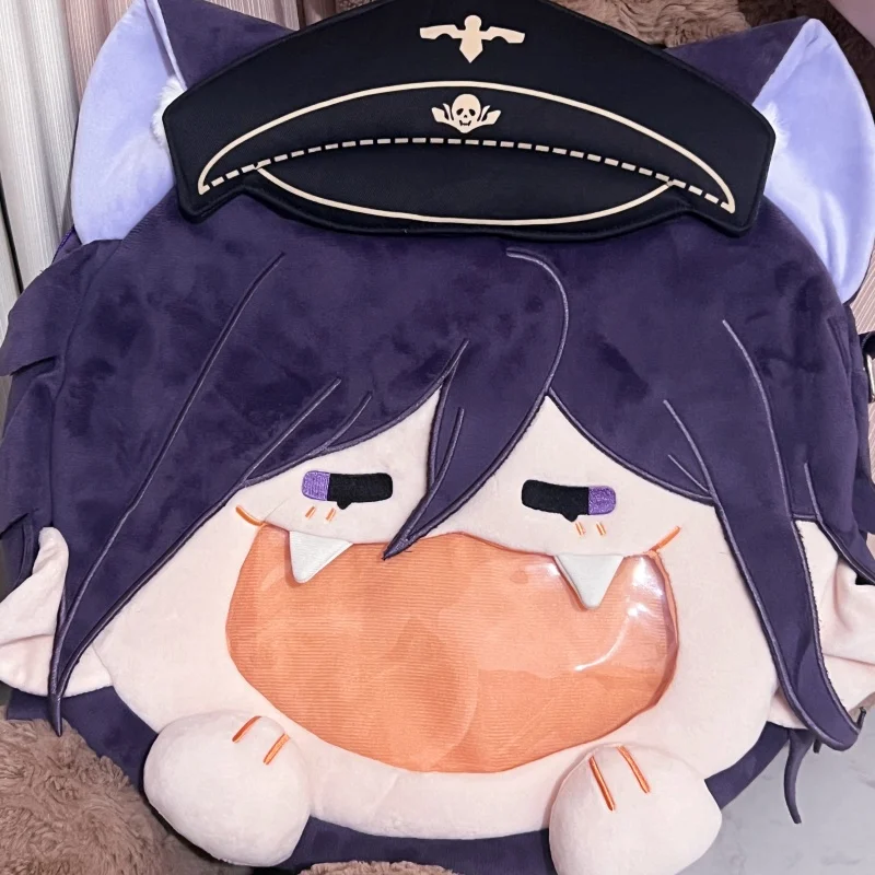 

Плюшевая сумка-косплей Кокичи Омы из аниме Danganronpa V3, прозрачная итабаг с большим отверстием, рюкзак для девочек в стиле Лолита, сумка через плечо, подарок