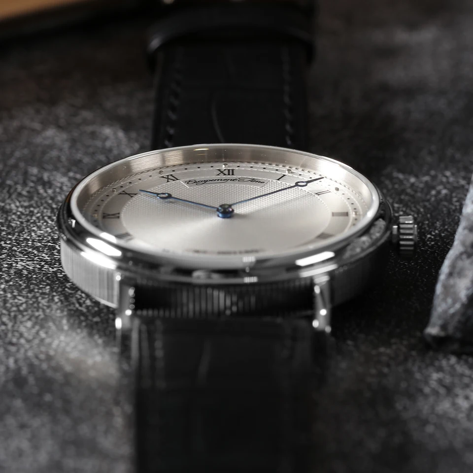新品 EscapementTime 青針 クォーツ 薄型 サファイア風防 シチズン 