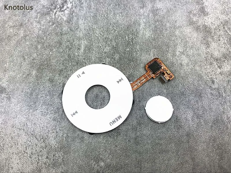 Clé centrale argentée de remplacement pour urgent 6e et 7e génération, roue à clic, couleur blanche, 80 Go, 120 Go, 160 Go